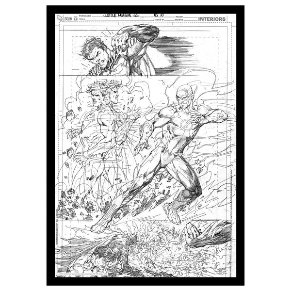 Affiche collector DC Comics - Superman & Flash