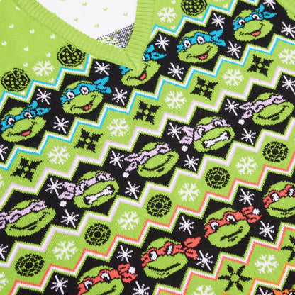 Débardeur de Noël Tricoté Les Tortues Ninja