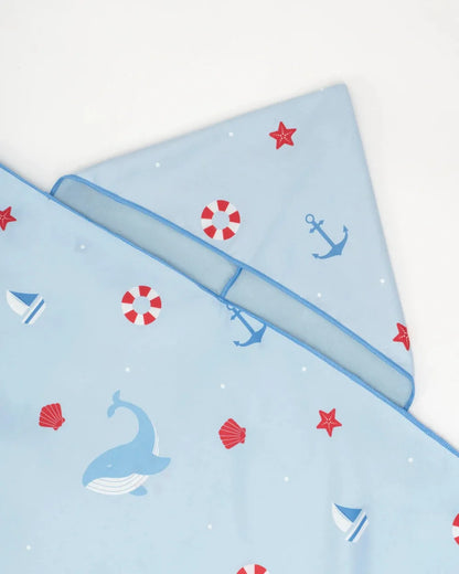 Toalla infantil de microfibra con capucha – MARIN