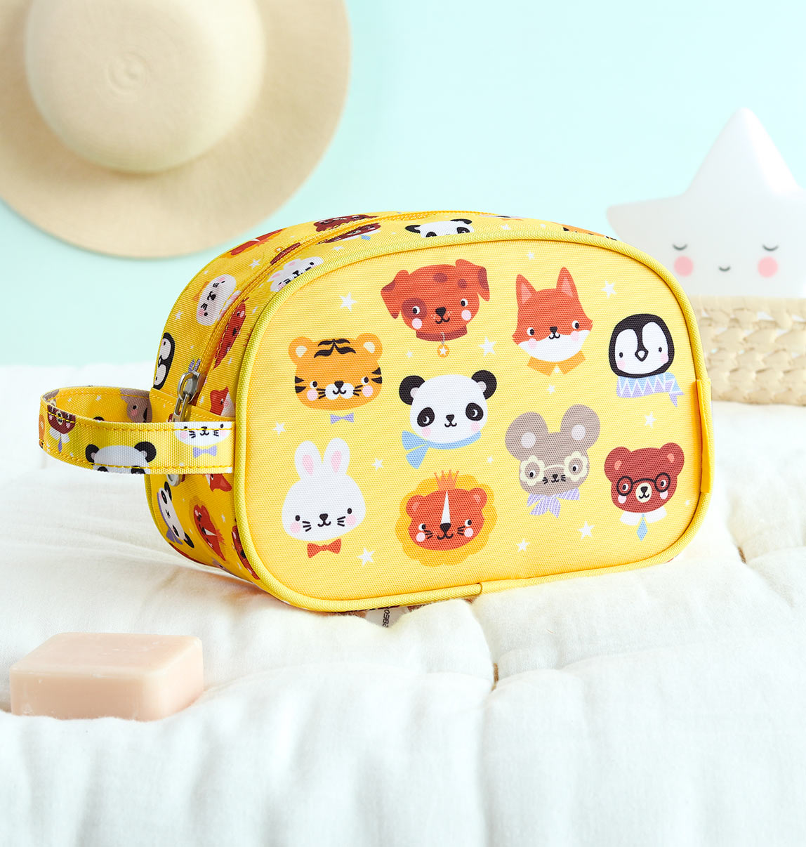 Trousse de toilette enfant - Amis des animaux – vue 2 – A Little Lovely Company