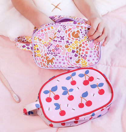 Trousse de toilette enfant - Jardin fleuri – vue 3 – A Little Lovely Company