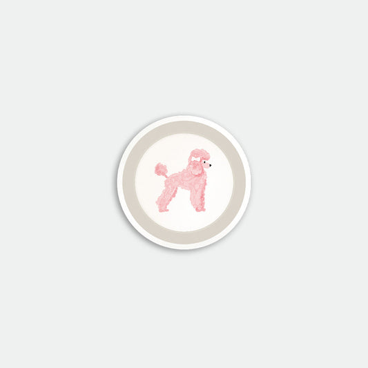 Pink Poodle – Coaster