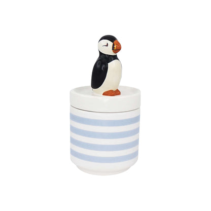 Boîte à bijoux en céramique Macareux RSPB