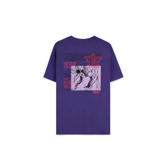 T-Shirt Stranger Things - Demogorgon Violet