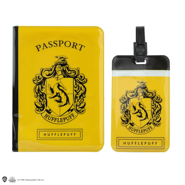 Étiquette à bagage & Couverture de passeport Poufsouffle