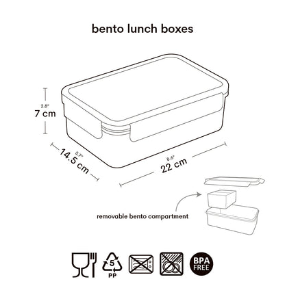 Boîte à déjeuner bento - Glaces – vue 6 – A Little Lovely Company