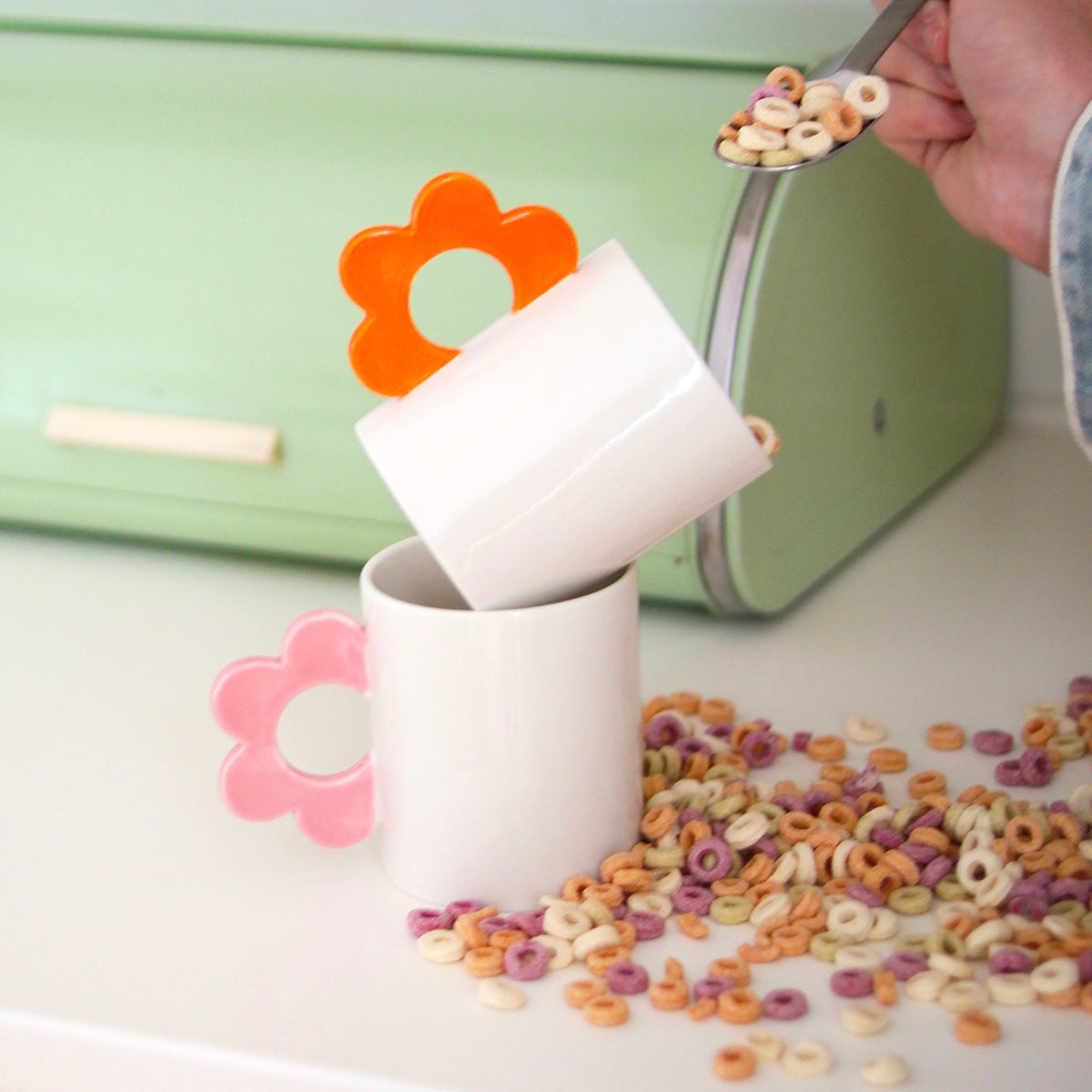 Mug Fleur rose