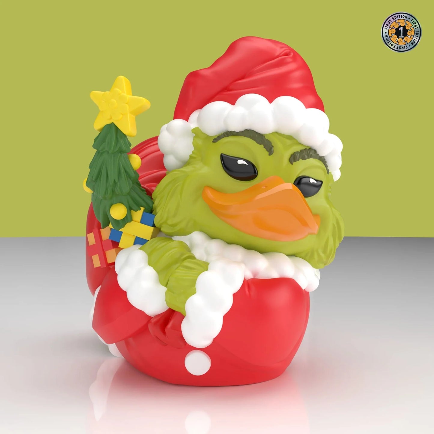 Grinch-eend als Kerstman (eerste editie)