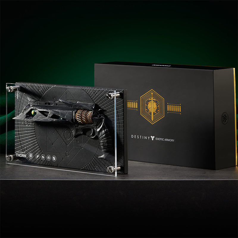 Plaque Réplique Destiny Exotic Armory Collection "Thorn"
