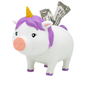 Cochon Licorne Blanche