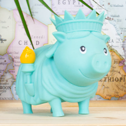 Pig Statue of Liberty