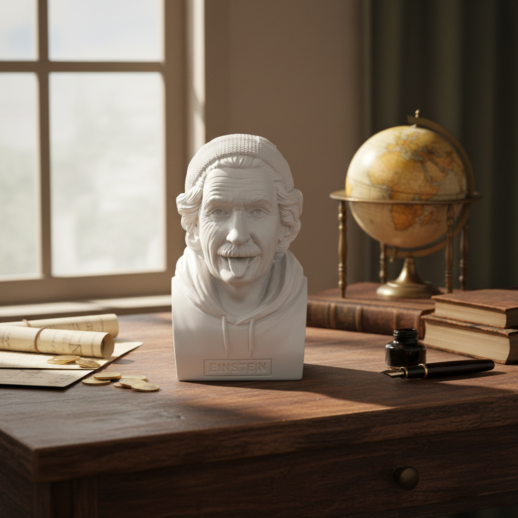 Einstein spaarpot - Historische hipster