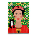 Geschirrtuch Frida Kahlo und ihre Katze