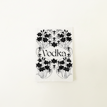 Vodka tea towel