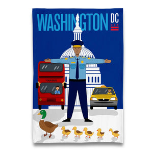 Washington DC, Amerikaans Capitool, doek met eenden