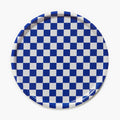 Sea Salt CHECKER Round Serving Tray - 38 cm