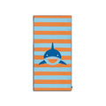 Beach Towel Microfiber - Multicolor - Tropic Shark - 135 x 65 cm