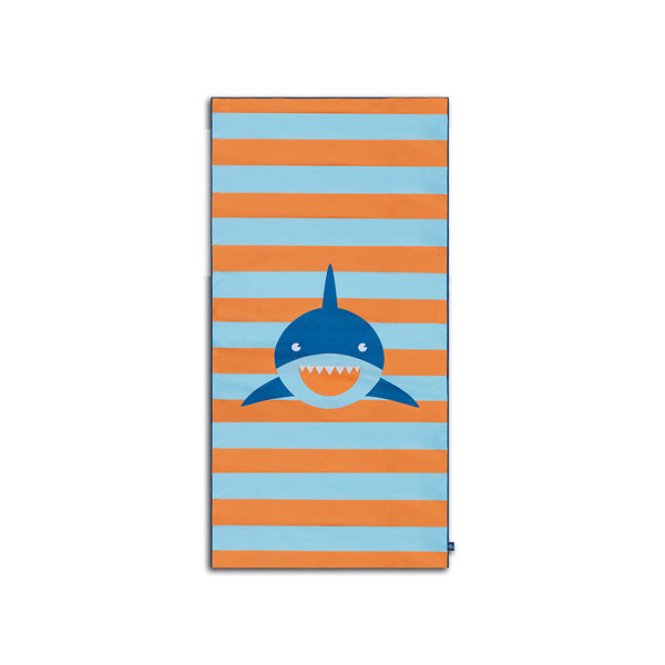 Beach Towel Microfiber - Multicolor - Tropic Shark - 135 x 65 cm