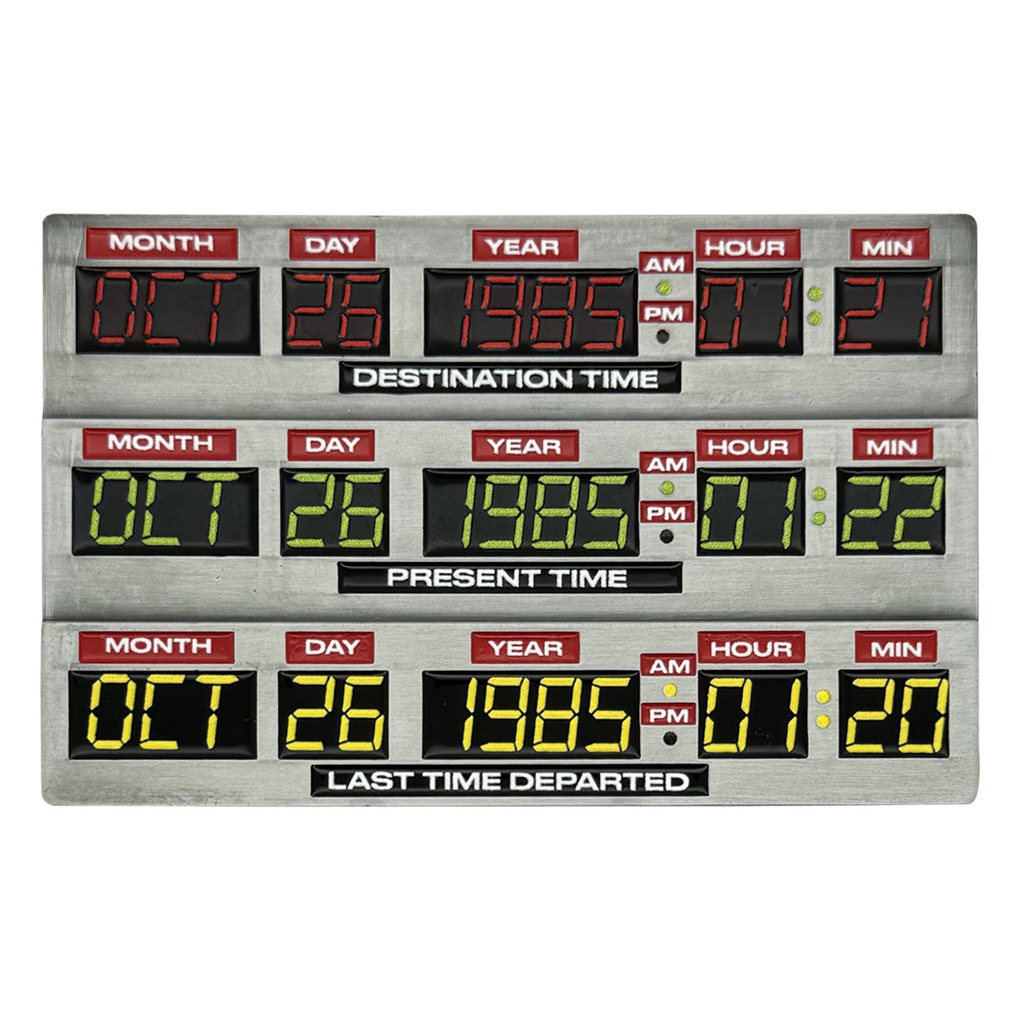 Lingot collector Retour vers le Futur - 40th Anniversary Time Circuits