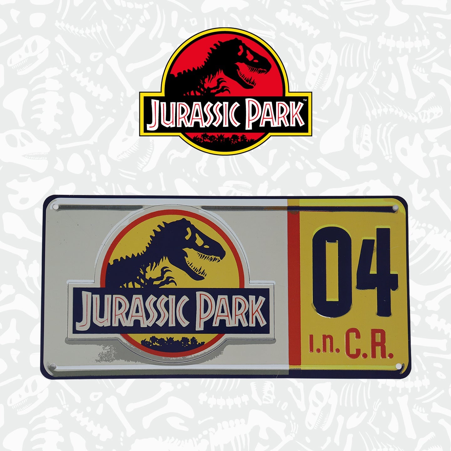 Jurassic Park kentekenplaat - 04 