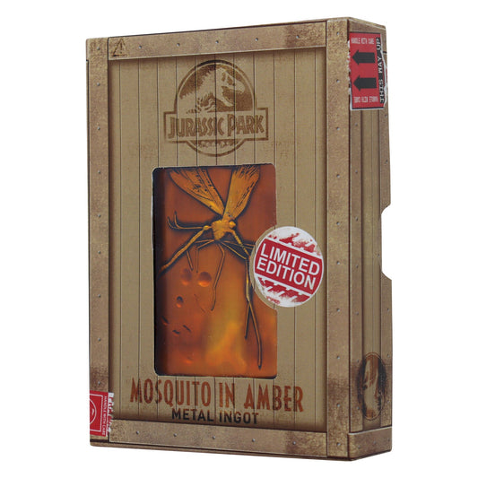Lingot en métal Collector Jurassic Park - Mosquito in Amber