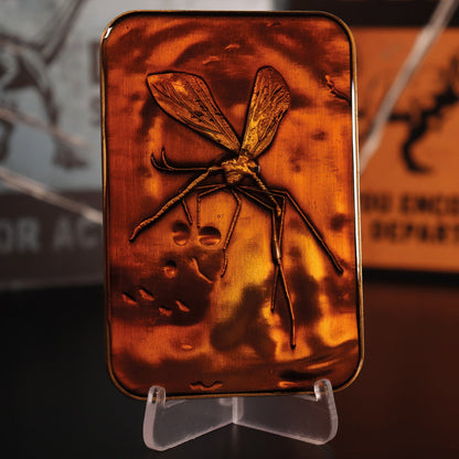 Jurassic Park Collector Metal Ingot - Mosquito in Amber