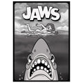 Affiche collector Les Dents de la Mer - Cartoon style