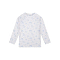 UV Swimming T-Shirt Long Sleeves - Beige/Blue - Seas The Day