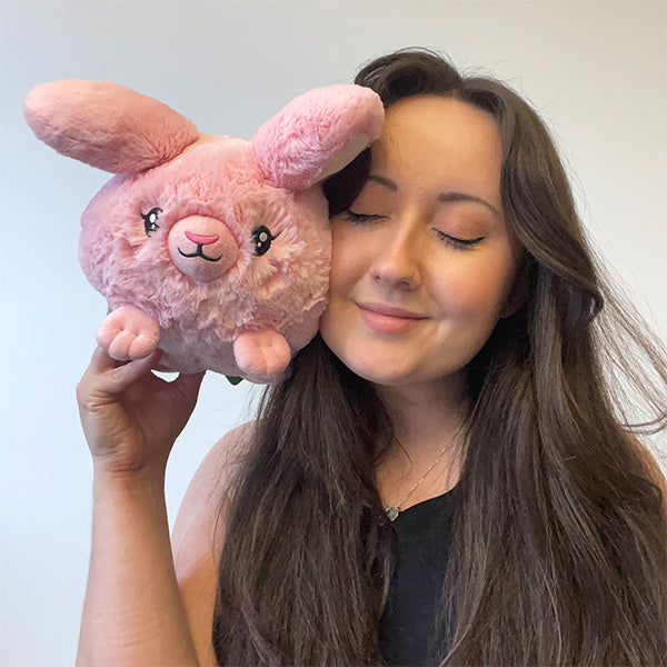 Peluche Mini Squishable – Lapin Rose Douillet