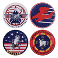 Set of 4 printed Top Gun coasters