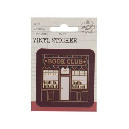 Book Club Vinyl Sticker