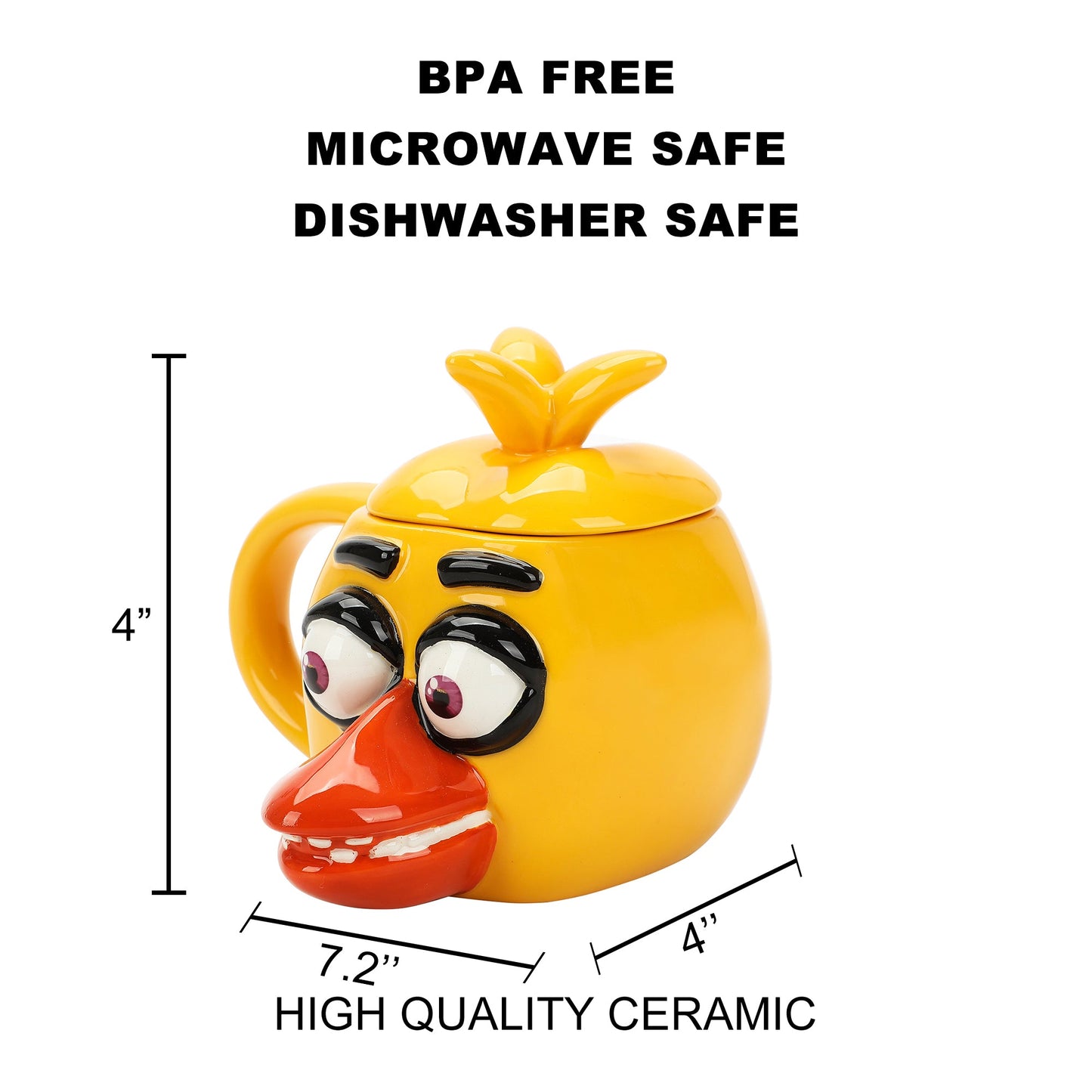 Five Nights At Freddy's Chica Sculpted Ceramic Mug
