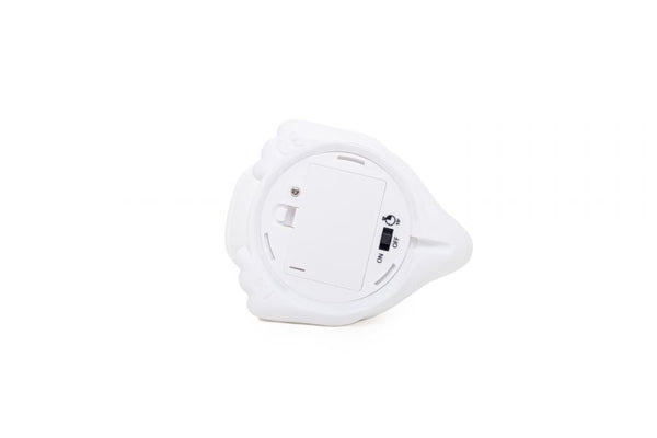 Witte dinosaurus nachtlamp