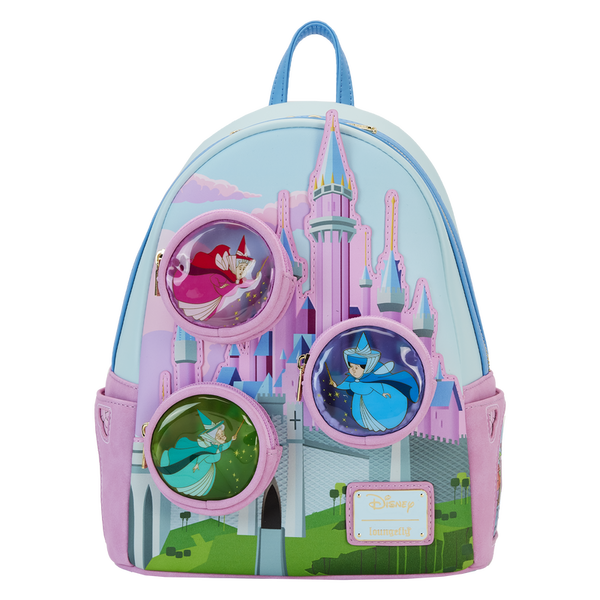 Mini-rugzak met Doornroosje-thema - Kasteel van gebrandschilderd glas