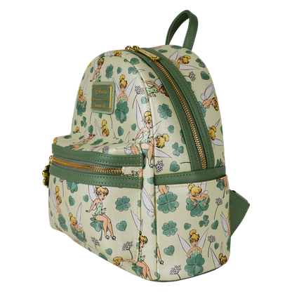 peter pan tinker bell clover all over print mini backpack loungefly