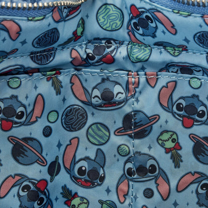 Tote Bag avec Porte Monnaie Lilo et Stitch - Stitch "Sherpa"