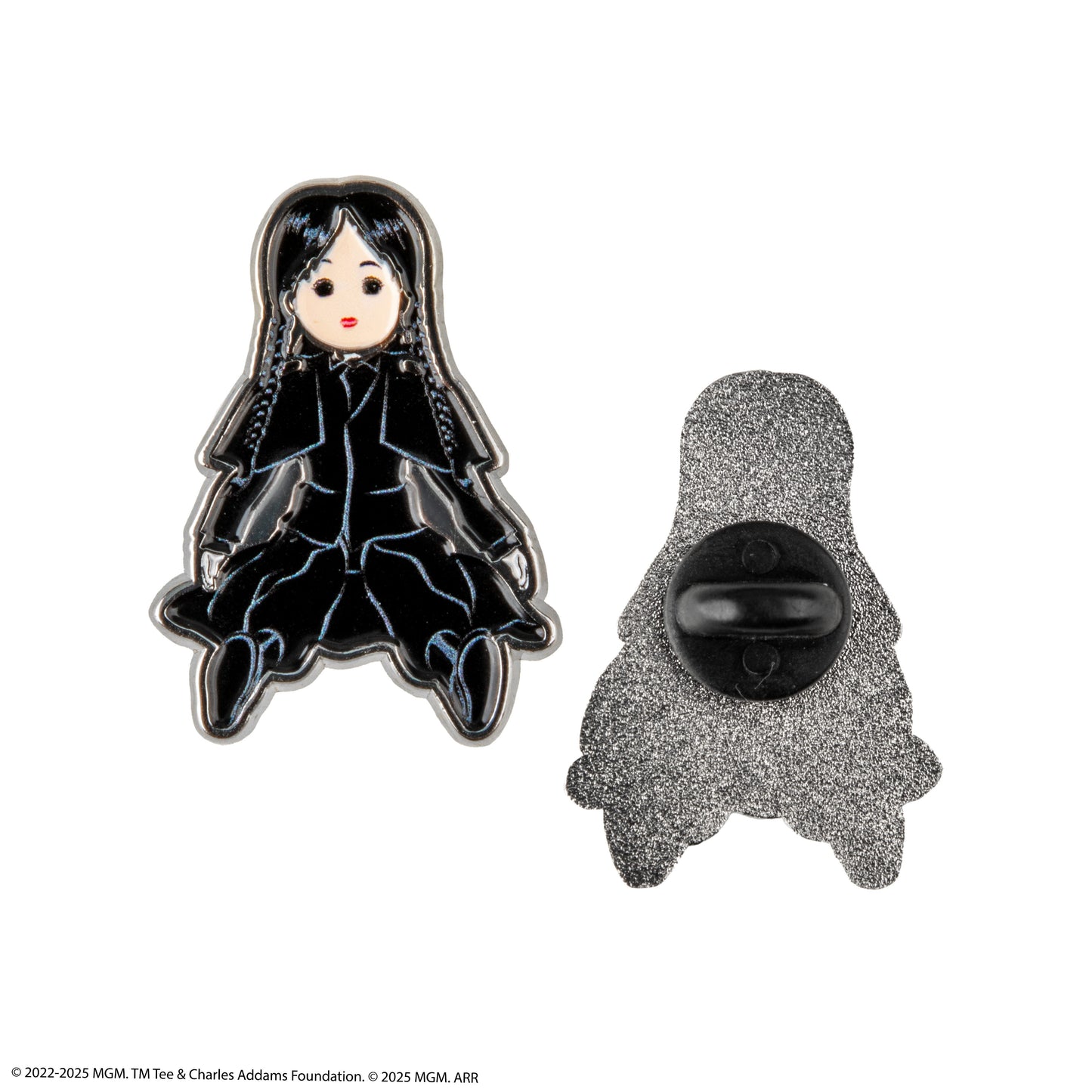 Set of 2 Wednesday Doll & Thing Pins