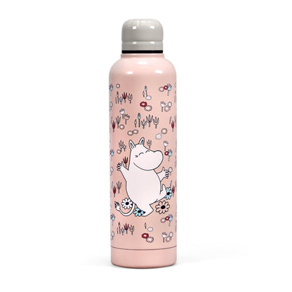 Pink Moomin Metal Bottle - 500ml