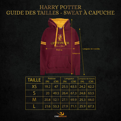 Sweat à capuche Gryffondor
