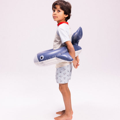 Swim Ring - Whale - Blue - Walter Whale - Ø 55 cm