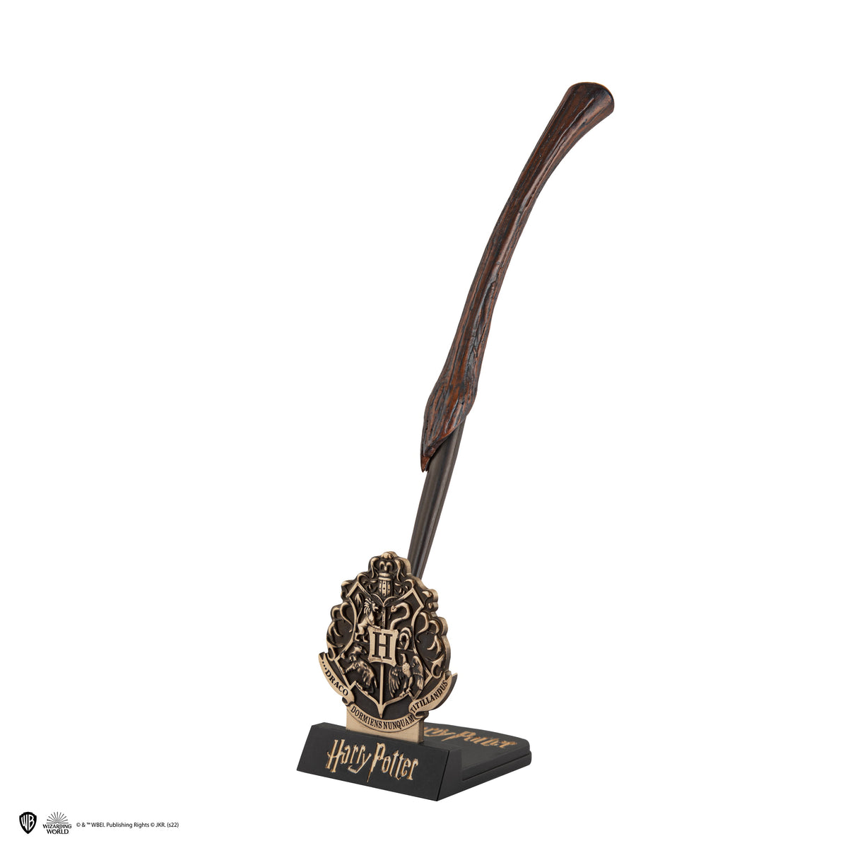 Stylo baguette avec socle & marque-page lenticulaire Bellatrix Lestrange
