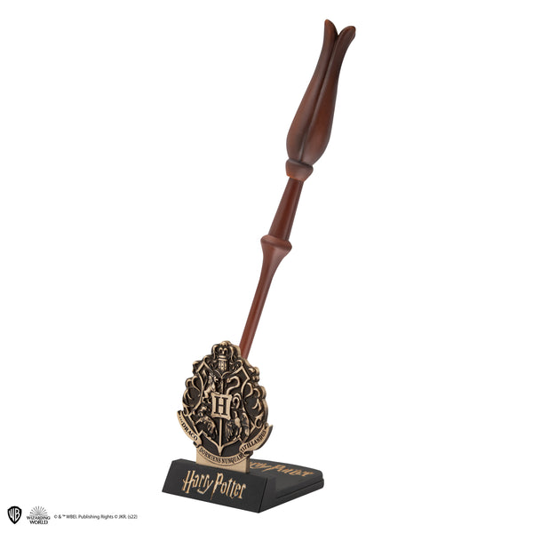 Stylo baguette avec socle & marque-page lenticulaire Luna Lovegood