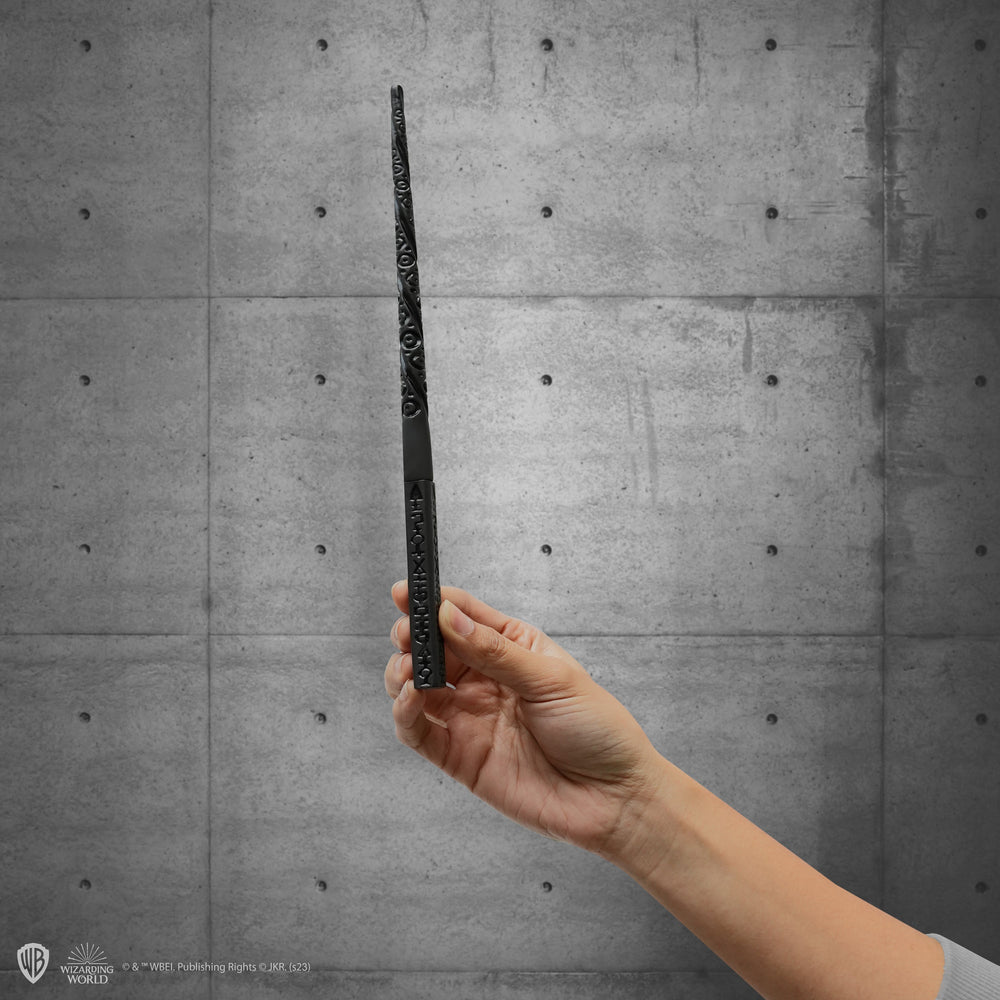 Stylo baguette avec socle & marque-page lenticulaire Sirius Black