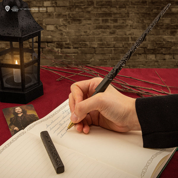 Wand pen with stand & Sirius Black lenticular bookmark