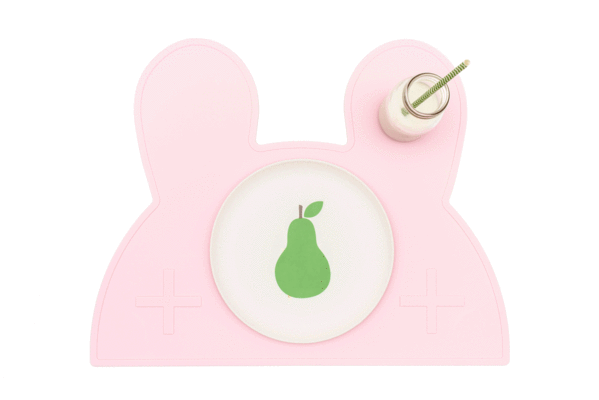 Set de Table en Silicone Lapin Powder Pink