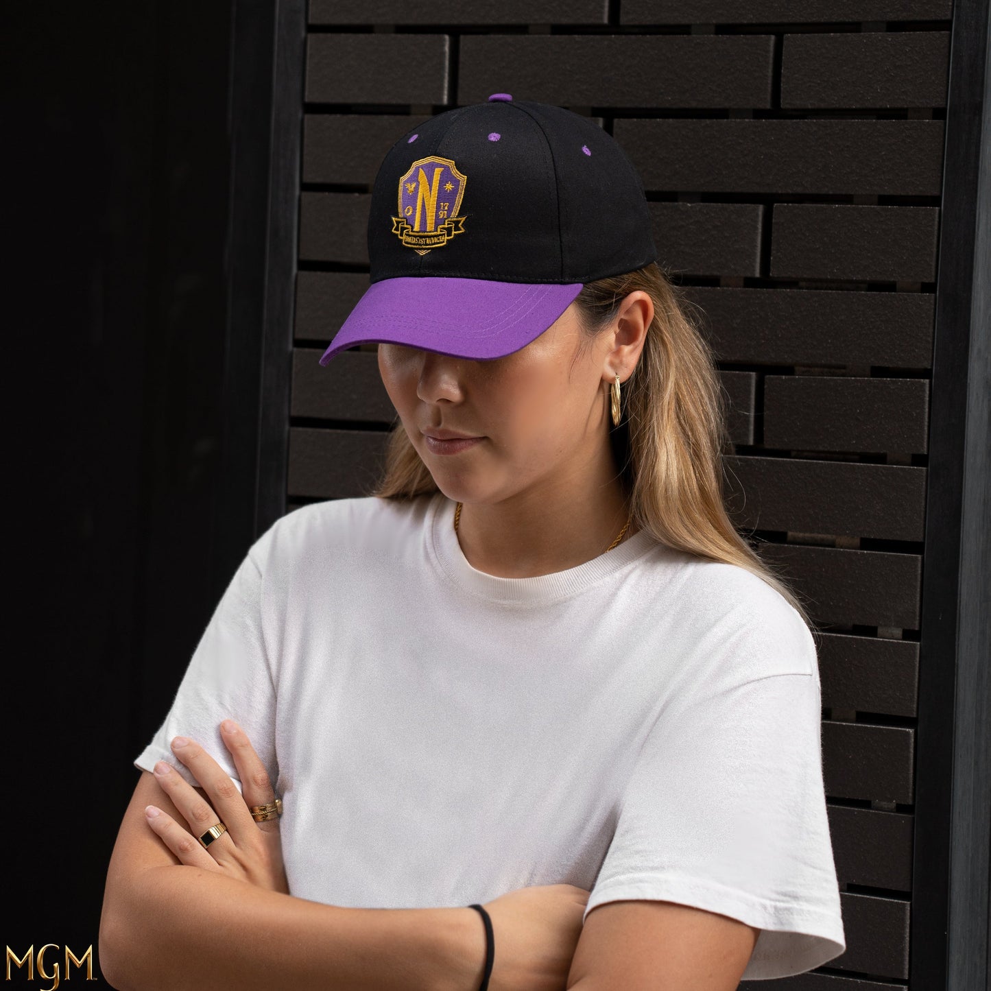 Casquette Violette Académie Nevermore