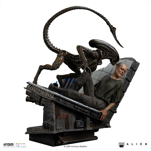 Statue Ellen Ripley and Dog Alien - Alien 3 - Art Scale 1/10 - Predator