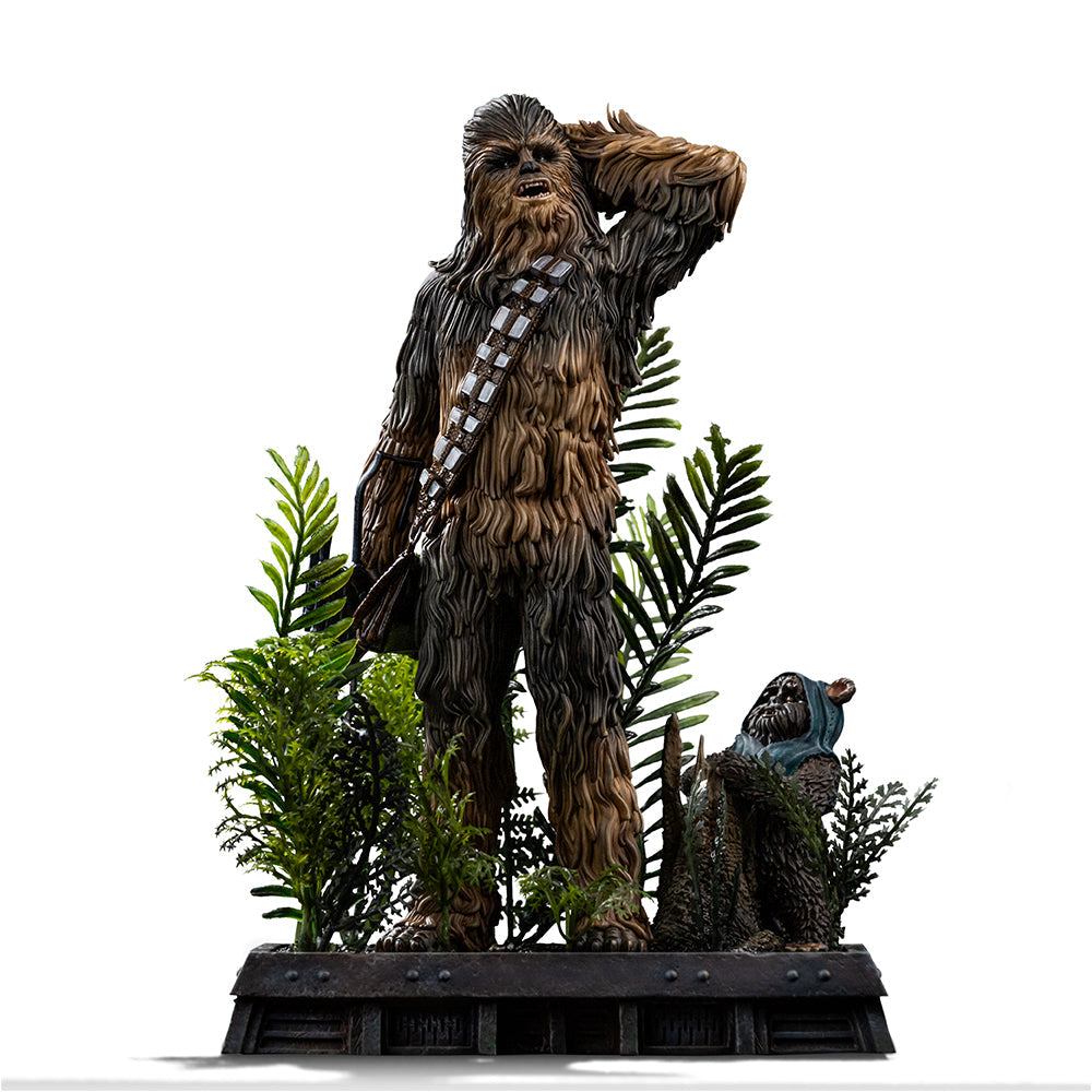 Statue Chewbacca and Tokkat - Star Wars - Art Scale 1/10