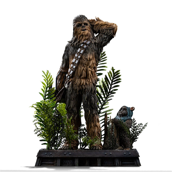 Statue Chewbacca and Tokkat - Star Wars - Art Scale 1/10