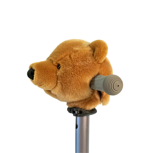 Accessoire tête de ours brun pour vélo ou trottinette enfant - Wild & Soft
